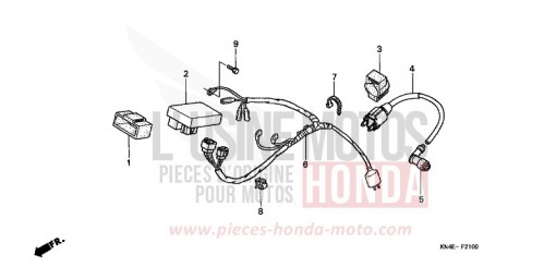FAISCEAU DES FILS CRF100F7 de 2007